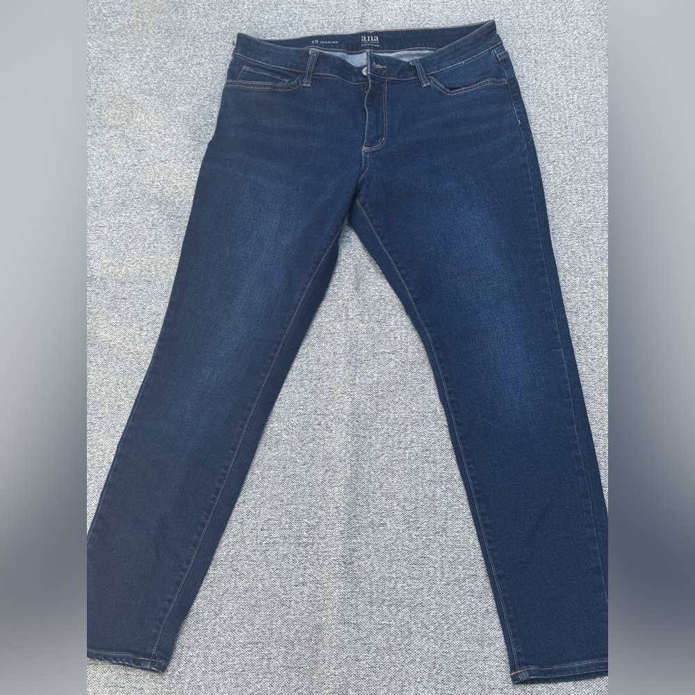a.n.a Women's Dark Blue Skinny Jeans